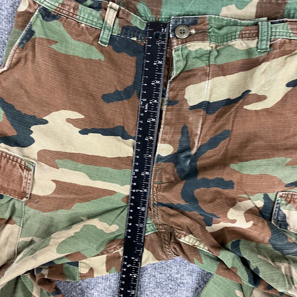 Military Pants Mens Size M Camo Cargo Ripstop BDU Tactical Drawstring Vintage - Picture 5 of 14